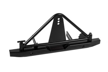 Tough Armor METAL OPENING Spare Tire Carrier to fit Axial SCX10 Ver 2 LED mounts