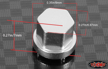 Rear Drive Flange Hub Tool RC4WD Brand Center Wheel Hubs Use hex wrench Z-S0757