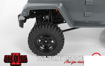 RC4WD 1/18 Gelande II RTR w/ Black Rock Body Set Z-RTR0037 Grey Jeep 18th Batt