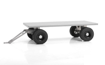 1/14 Forklift Trailer w/ Steering Axle VV-JD00037 RC4WD Metal Silver 231x106mm