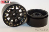 Pair of wheels as supplied showing the scale bolts and Hex mount.