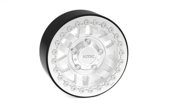 RC4WD KMC 1.7" Machete Beadlock Wheels Z-W0355 SILVER 6 twin wpoke w/ cent cap