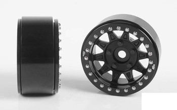 RC4WD Dirty Life RoadKill 1.7" Beadlock Wheels BLACK Z-W0299 10 Spoke Wheel