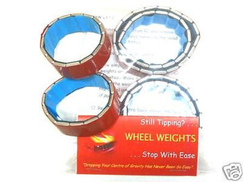 RC Scale & Rock Crawler Wheel Weights 1.55 tyres COMPLETE SET 140g 5oz & 65g 2oz