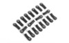 Bent M3/M4 Plastic Rod Ends Z-S1994 RC4WD 20x M3 M4 25.9mm 160degrees
