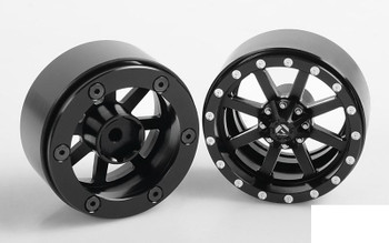 RC4WD Fuel Offroad Maverick 1.7" Beadlock Wheels Z-W0209 BLACK 8 Spoke RC
