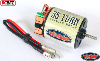RC4WD Brushed 35T Boost Rebuildable Comp Crawler Motor w/ LEADS Bullets Z-E0045