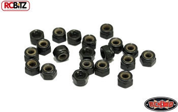 RC4WD Nylock Nut M3 BLACK Z-S0629  scaler TF2 G2 Nuts Trail Finder II Glande 2