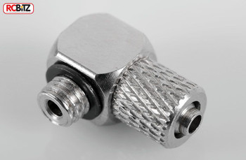 JDModel Hydraulic Connector M5 x 4mm Tube 90deg 4200XL 870K VVV-S0069 ARMAGEDDON