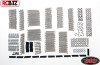 Scaler & Crawler Screws & Support Bag SILVER M3 Washer Nuts Screws Bolts Z-S0445