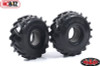 Pair Mud Basher 2.2 Scale Tractor Tires RC4WD Large MUDDING Tyre Z-T0129 Basher