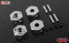 RC4WD 12mm Axle Wheel Hexes x 4 2 way mount HEX inc pins RC4WD Z-S0238 G2 TF2 5mm