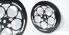 SSD 5 Hole Narrow Drag Front 2.2" / 2.7" Wheels BLACK SSD00547 13.3mm 12mm Hex