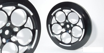 SSD 5 Hole Narrow Drag Front 2.2" / 2.7" Wheels BLACK SSD00547 13.3mm 12mm Hex