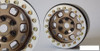 SSD 1.9" Contender Beadlock Wheels BRONZE SSD00233 Silver Beadlock WIDER GOLD