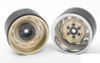 Rally 1.9" Beadlock Wheels GOLD Z-W0324 RC4WD inc Hubs & nuts 12mm Hex mount