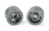 RC4WD Fuel Off-Road 1.55" Zephyr Beadlock Wheels DarkGrey Z-W0333 inc Hubs