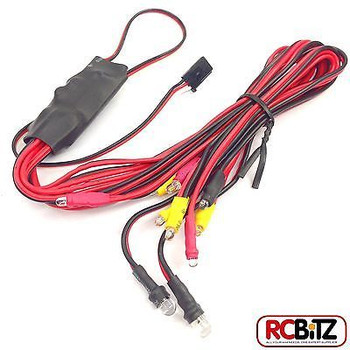 RC LED Light Unit Headlight Brake & Indicator 2 Settings FAST198 easy connection[LED set and Y-lead SET]