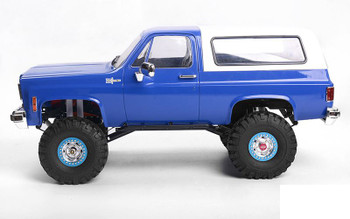 RC4WD Rogue 1.55" Beadlock Wheels Z-W0317 SILVER Blue Beadlock