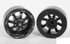 RC4WD Ballistic Off Road Morax 1.7" Beadlock Wheels Z-W0118 8 Spoke BLACK Scale