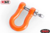 King Kong Tow Shackle D ring ORANGE 10th scale M3 3mm Scale Small Z-S1237 RC4WD