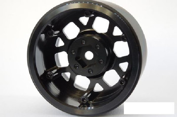 SSD 2.2" Boxer PL Beadlock Wheels BLACK SSD00567 Axial Ryft Losi Baj Rey ProLine