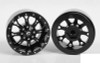 RC4WD Fuel Offroad Krank 1.7" Beadlock Wheels Z-W0256 Black Off-Road Neg offset