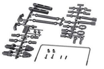 Rear Sway Bar Set Soft RR10 AX31331 Axial Bomber SMT10 MAX-D reduce torque twist
