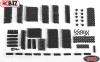 RC4WD Scaler Crawler Screws Bolt Nut Support BLACK Washers Spacers M3 Z-S0838 RC