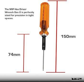 MIP Hex Driver Ball Wrench Set Gen 2 Metric 2.0 2.5 3.0mm MIP9606