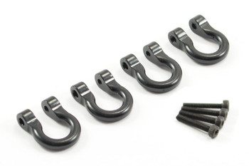 Fastrax TRX-4 Aluminium Shackles (4) FTTX301BK Traxxas TRX4 TRX 4 D shackle RC