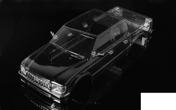 RC4WD 2001 Toyota Tacoma 4 Door Body TF2 LWB 313mm 12.3" Z-B0169 Lexan SCX10