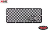RC4WD Logo BLACK Billet Grill Metal Mesh 80 x 34mm inc Fixings Z-S1506
