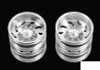 Force Directional Semi Rear Wheels w/ Spiked Caps RC4WD Z-W0148 Tamiya Lorry RC