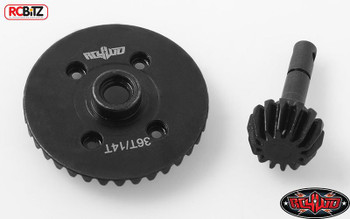 Heavy Duty Bevel Gear Set 36T 14T OVERDRIVE D44 Differential Gears RC4WD Z-G0080