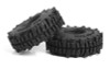Mud Slinger 1.0" Scale Tires Z-T0199 RC4WD Micro Tyre SCX24 24th 1" Pair + foam