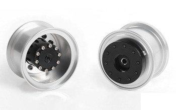 1.7 Aluminum Rear Beadlock Wheels for Overland Truck (2x) VVV-S0241 RC4WD