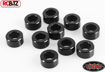3mm Black Spacer with M3 Hole 10 Aluminium Washer Cup RC4WD G2 TF2 Z-S0806