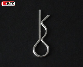 Silver Steel Large Body Clips x 10 1.40mm Pins R-Clips RC4WD Z-B0018