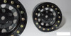 1.55” Steel D Hole Beadlock Wheels BLACK 6bolt mounting SSD00097 Hex Mount RC