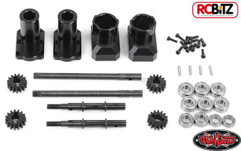 RC4WD Portal Rear Axle CONVERSION Axial AX-10 Axles AX10 Scorpion SCX10 Z-A0091