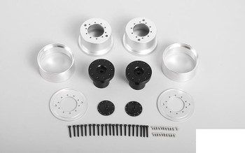 1.7 Aluminum Rear Beadlock Wheels for Overland Truck (2x) VVV-S0241 RC4WD