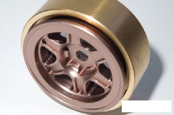 SSD 1.0" Aluminum Brass Challenger Wheels BRONZE  SSD00440 Micro SCX24 18th D90
