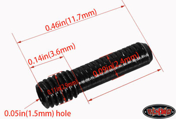 Dimensions of the items in the pack.