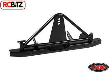 Tough Armor METAL OPENING Spare Tire Carrier to fit Axial SCX10 Ver 2 LED mounts