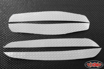 Diamond Check Plate Fender Covers Axial Jeep Rubicon ADHESIV SCX10 RC4WD Z-S1085