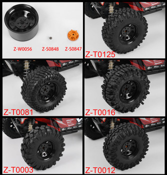 Pro10 40 Series 3.8" Steel Stamped Beadlock Wheel 2 BLACK Z-W0056 RC4WD Yeti XL