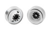 RC4WD Diesel Beadlock 1.7'' Front Wheels for Tamiya 1/14 Semi Truck Z-W0125